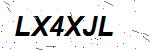 CAPTCHA verification image containing distorted text characters
