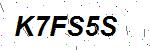 CAPTCHA verification image containing distorted text characters