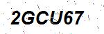 CAPTCHA verification image containing distorted text characters