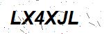 CAPTCHA verification image containing distorted text characters