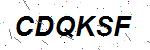 CAPTCHA verification image containing distorted text characters