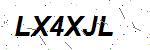 CAPTCHA verification image containing distorted text characters
