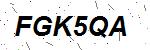 CAPTCHA verification image containing distorted text characters