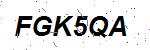 CAPTCHA verification image containing distorted text characters