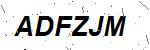 CAPTCHA verification image containing distorted text characters