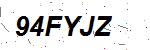 CAPTCHA verification image containing distorted text characters