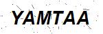 CAPTCHA verification image containing distorted text characters