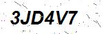 CAPTCHA verification image containing distorted text characters