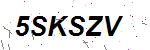 CAPTCHA verification image containing distorted text characters
