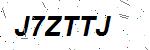 CAPTCHA verification image containing distorted text characters