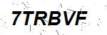 CAPTCHA verification image containing distorted text characters