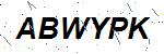 CAPTCHA verification image containing distorted text characters