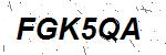 CAPTCHA verification image containing distorted text characters