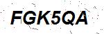CAPTCHA verification image containing distorted text characters