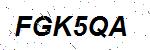 CAPTCHA verification image containing distorted text characters