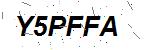 CAPTCHA verification image containing distorted text characters