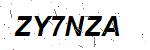 CAPTCHA verification image containing distorted text characters