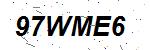 CAPTCHA verification image containing distorted text characters