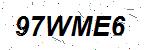 CAPTCHA verification image containing distorted text characters