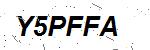 CAPTCHA verification image containing distorted text characters