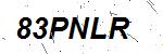 CAPTCHA verification image containing distorted text characters