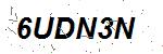CAPTCHA verification image containing distorted text characters