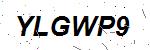 CAPTCHA verification image containing distorted text characters