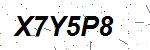 CAPTCHA verification image containing distorted text characters
