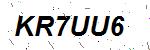 CAPTCHA verification image containing distorted text characters