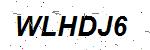 CAPTCHA verification image containing distorted text characters