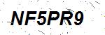 CAPTCHA verification image containing distorted text characters
