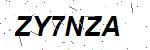 CAPTCHA verification image containing distorted text characters