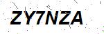 CAPTCHA verification image containing distorted text characters