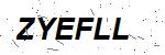 CAPTCHA verification image containing distorted text characters