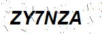 CAPTCHA verification image containing distorted text characters