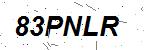 CAPTCHA verification image containing distorted text characters