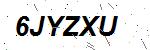 CAPTCHA verification image containing distorted text characters