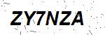 CAPTCHA verification image containing distorted text characters