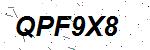 CAPTCHA verification image containing distorted text characters