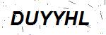 CAPTCHA verification image containing distorted text characters