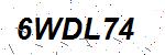CAPTCHA verification image containing distorted text characters