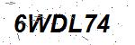 CAPTCHA verification image containing distorted text characters
