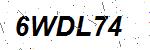 CAPTCHA verification image containing distorted text characters