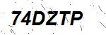 CAPTCHA verification image containing distorted text characters