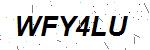 CAPTCHA verification image containing distorted text characters