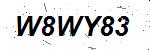 CAPTCHA verification image containing distorted text characters