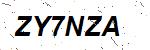 CAPTCHA verification image containing distorted text characters