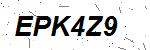 CAPTCHA verification image containing distorted text characters