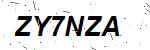 CAPTCHA verification image containing distorted text characters