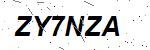 CAPTCHA verification image containing distorted text characters